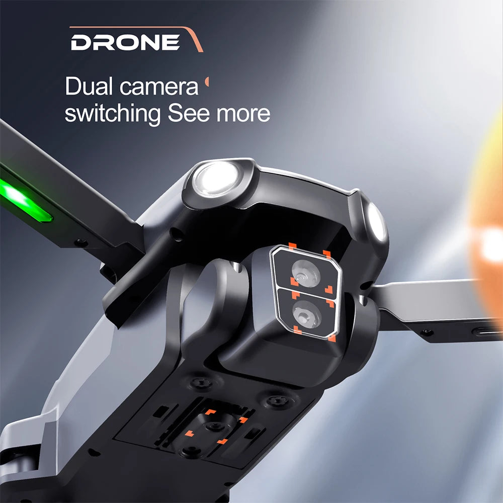 S119 Rc Drone Professional 8K With Dual Camera WIFI Smart Obstacle Avoidance FPV Brushless RC Quadcopter Mini UAV Gift Toys