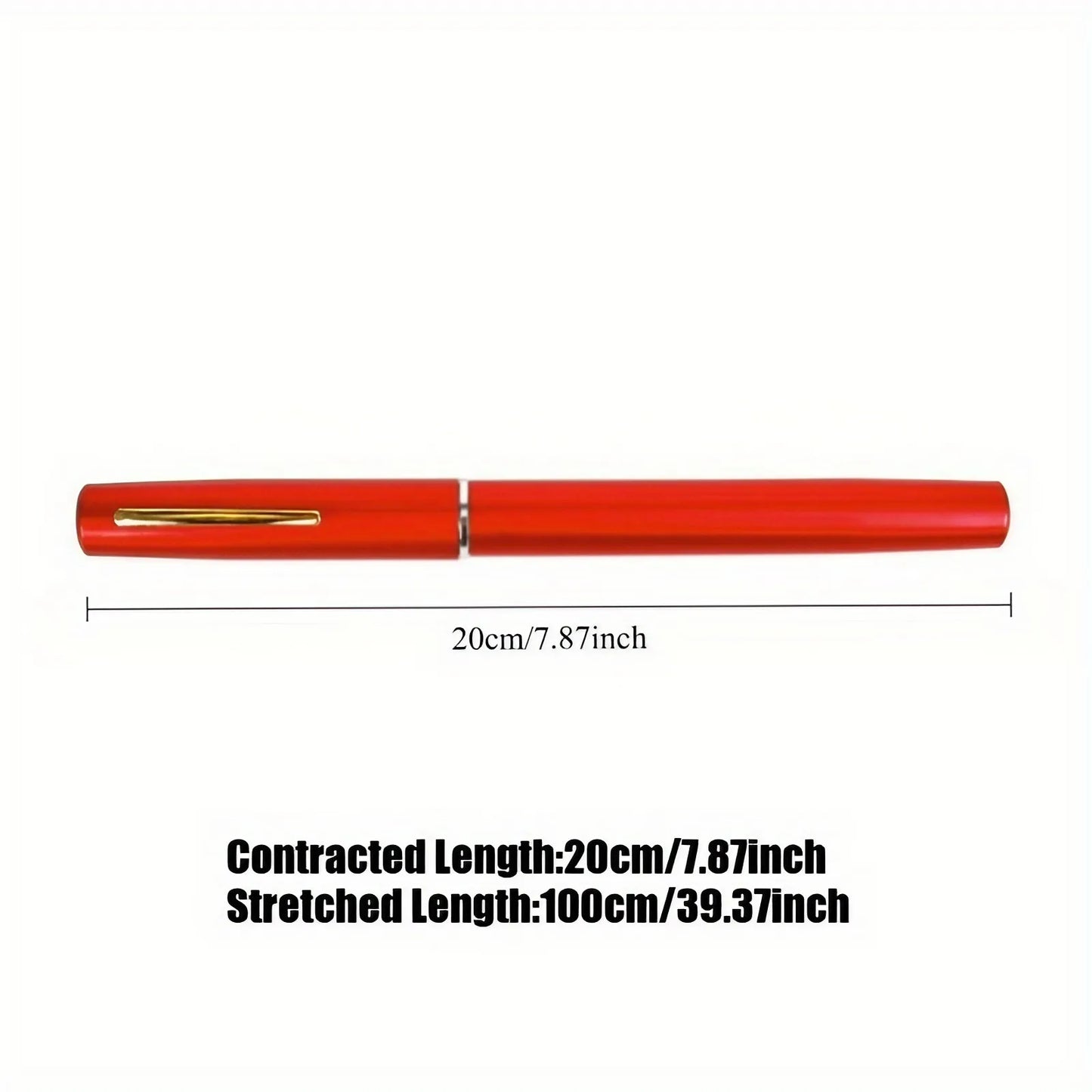 Pen-style Fishing Rod - Extended Length 100cm/39.37inch - Retracted Length 20cm/7.87inch Mini Pen-shaped Rod, Easy To Carry, Fis