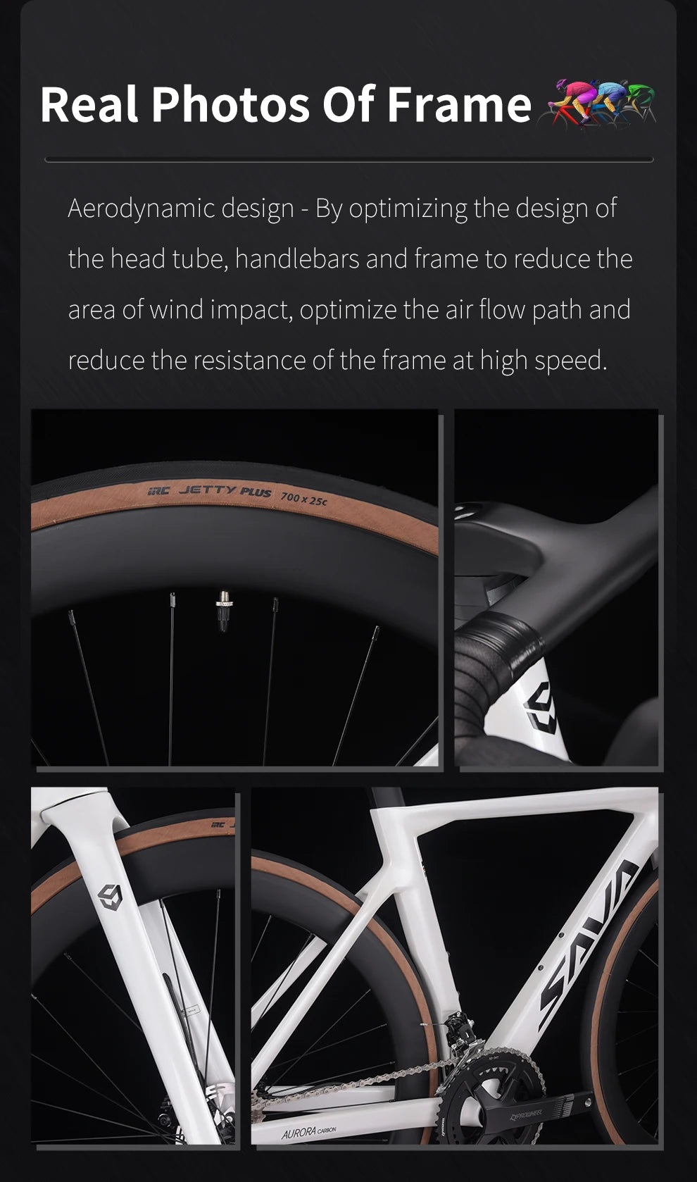 SAVA Road Bike UCI Certified Carbon Fiber Frame Racing Bicycle Adult Cross Country Road Bike Belt R7120 24 Speed Kit