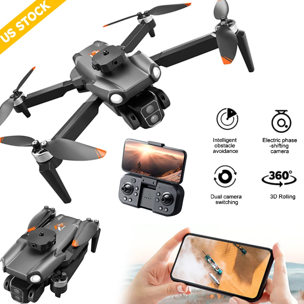 S119 Rc Drone Professional 8K With Dual Camera WIFI Smart Obstacle Avoidance FPV Brushless RC Quadcopter Mini UAV Gift Toys