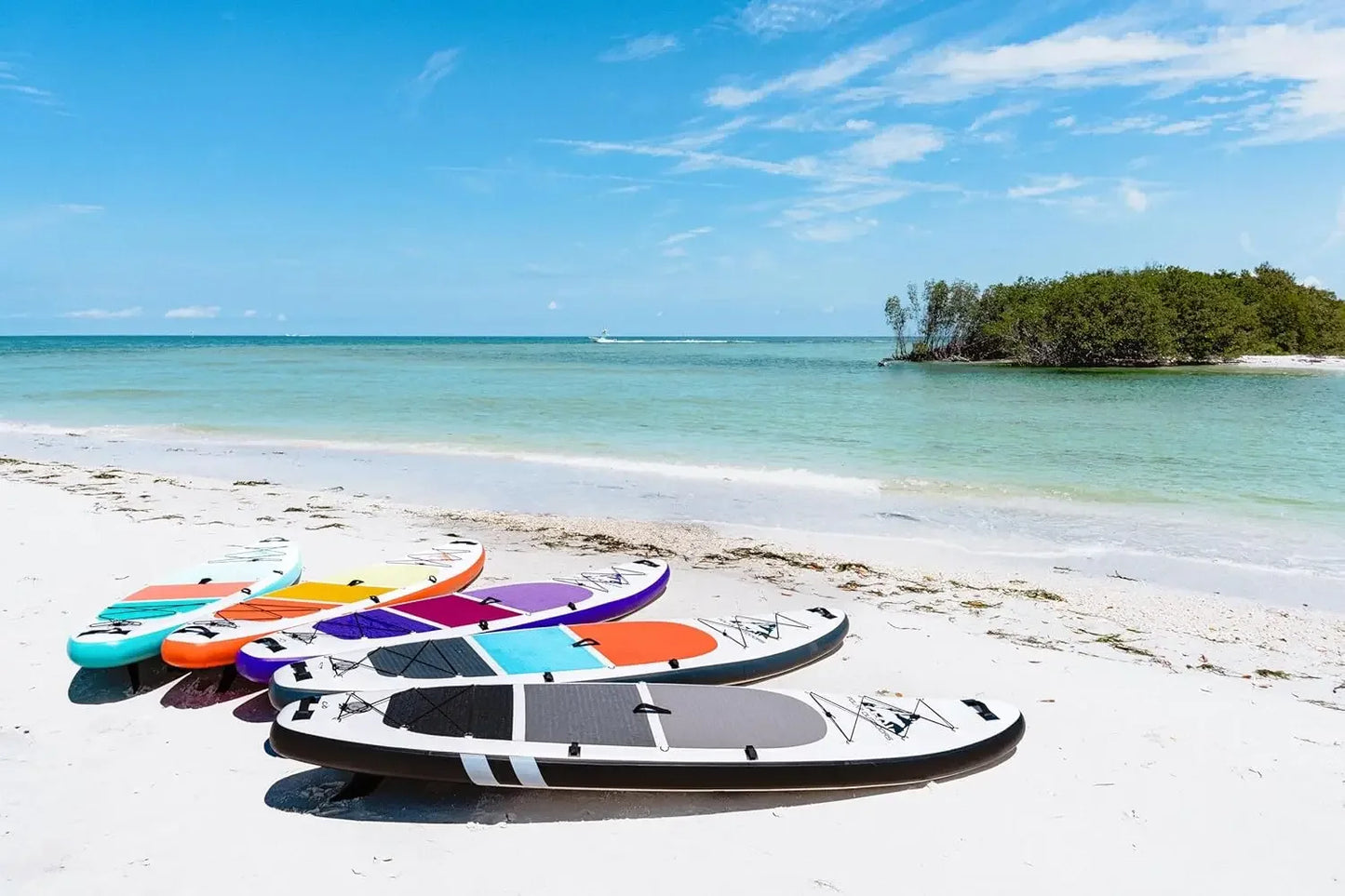 Inflatable Stand Up Paddle Board with Premium SUP Paddle Board Accessories, Wide Stable Design