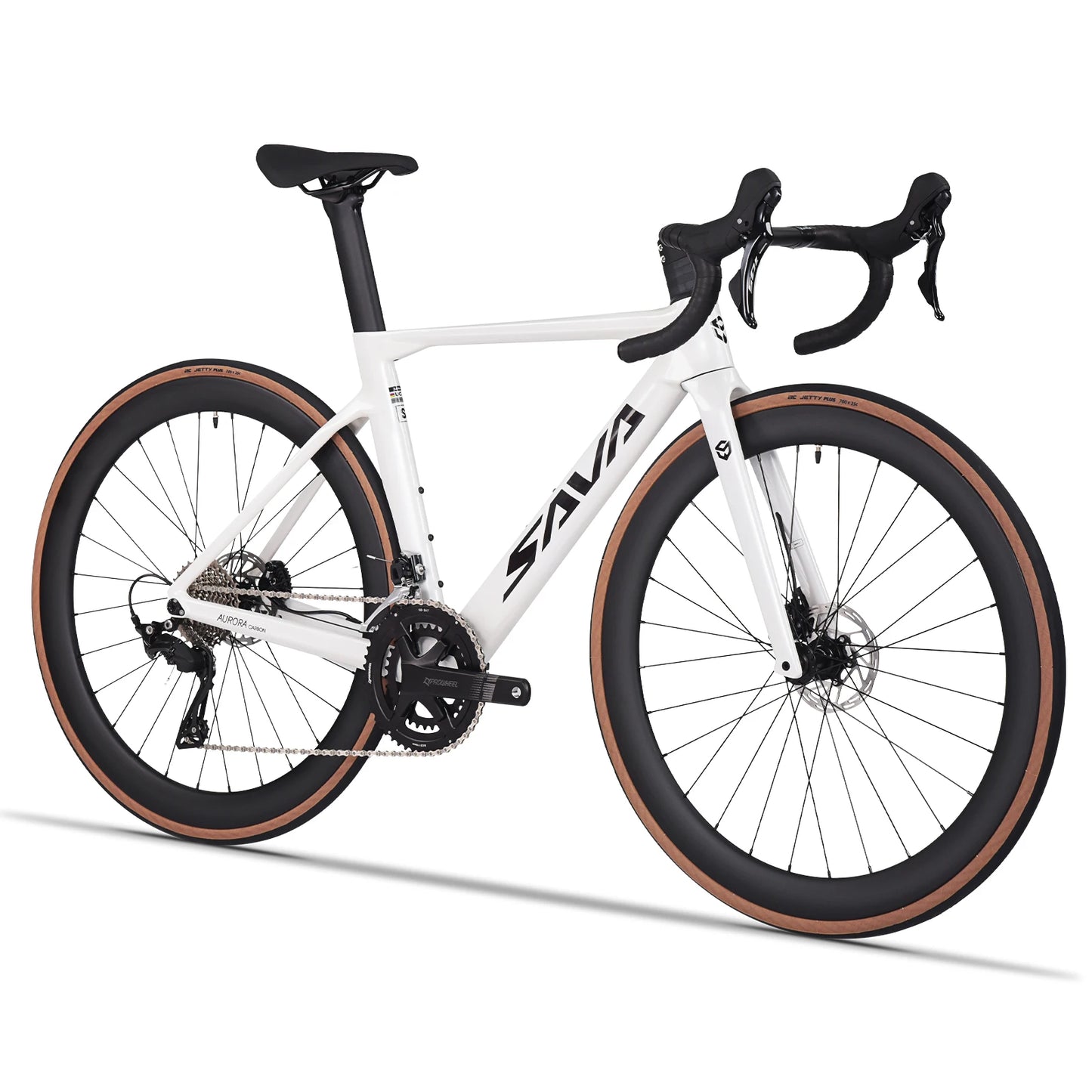 SAVA Road Bike UCI Certified Carbon Fiber Frame Racing Bicycle Adult Cross Country Road Bike Belt R7120 24 Speed Kit