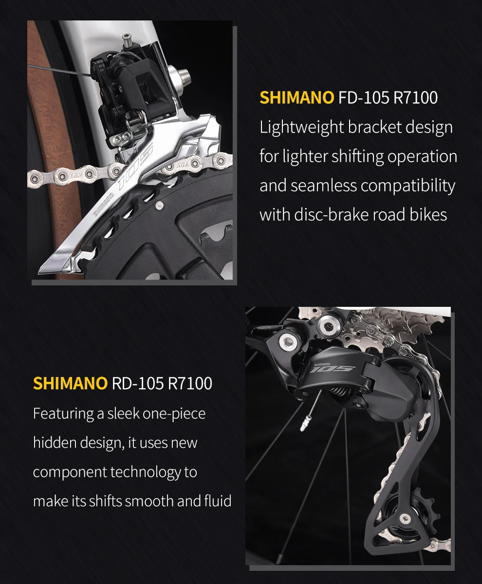 SAVA Road Bike UCI Certified Carbon Fiber Frame Racing Bicycle Adult Cross Country Road Bike Belt R7120 24 Speed Kit
