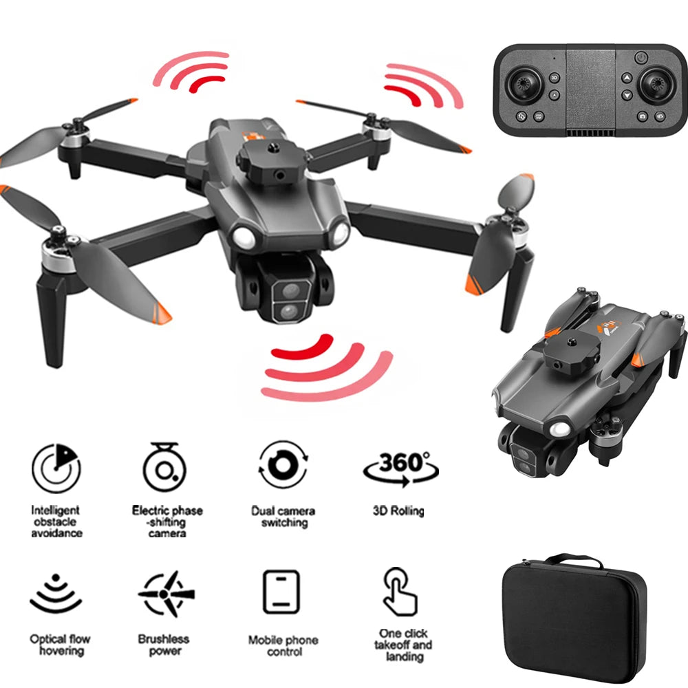 S119 Rc Drone Professional 8K With Dual Camera WIFI Smart Obstacle Avoidance FPV Brushless RC Quadcopter Mini UAV Gift Toys