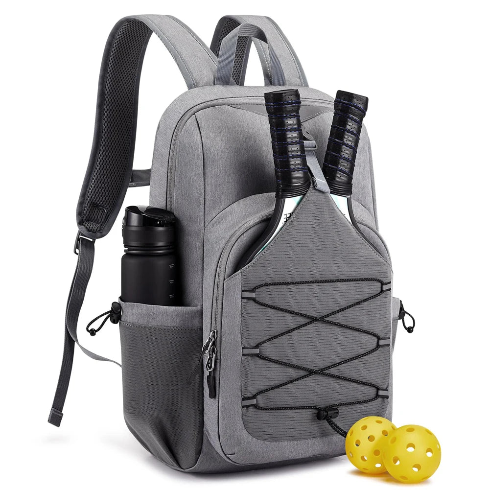 Adjustable Racket Bag with Hanging Hook Pickleball Rackets Backpack Lightweight Breathable Sports Backpack Daily Commuting Bag