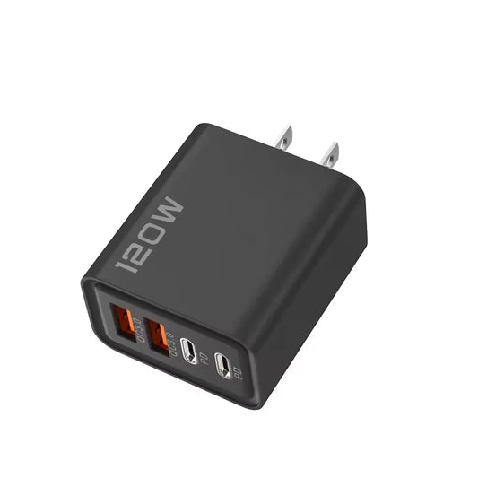 120W Fast Charger Type C Quick Charge 3.0 USB Charger Adapter For iPhone Samsung Xiaomi PD USB Charger Fast Charging Plug