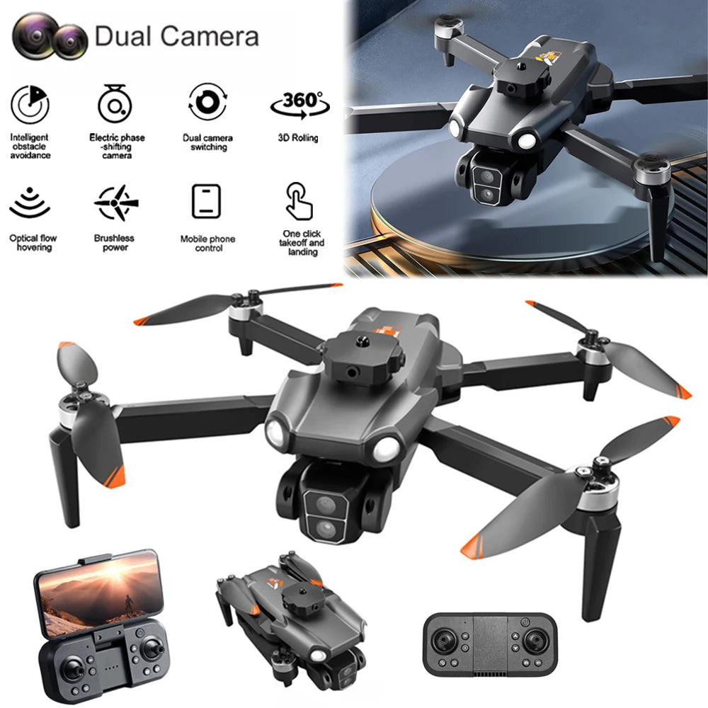 S119 Rc Drone Professional 8K With Dual Camera WIFI Smart Obstacle Avoidance FPV Brushless RC Quadcopter Mini UAV Gift Toys