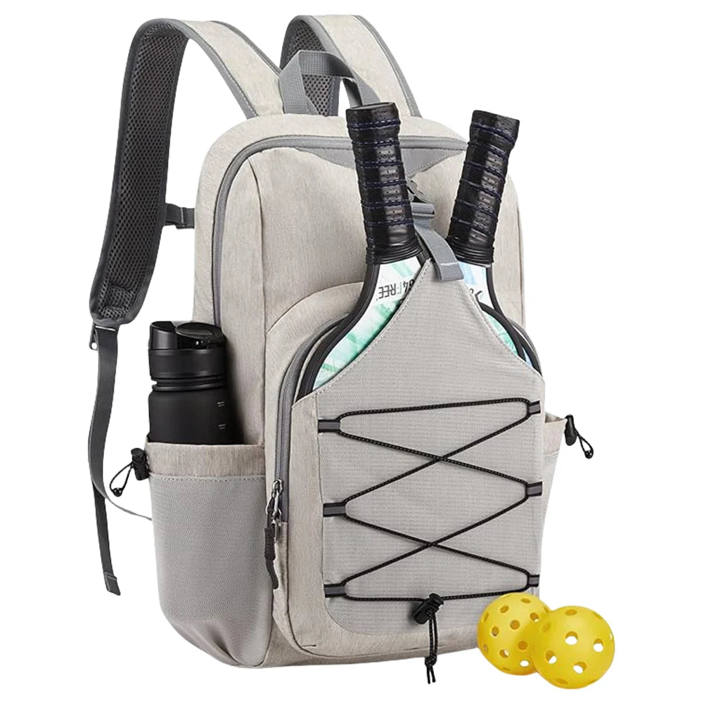 Adjustable Racket Bag with Hanging Hook Pickleball Rackets Backpack Lightweight Breathable Sports Backpack Daily Commuting Bag