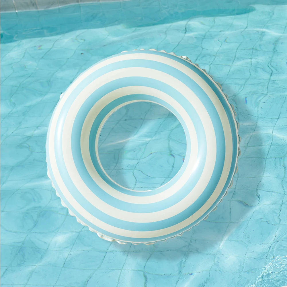Inflatable Swim Ring Pool Floating Rings Leakproof Swimming Rings Floaties Swim Float Tube PVC Pool Floats Pool Accessories