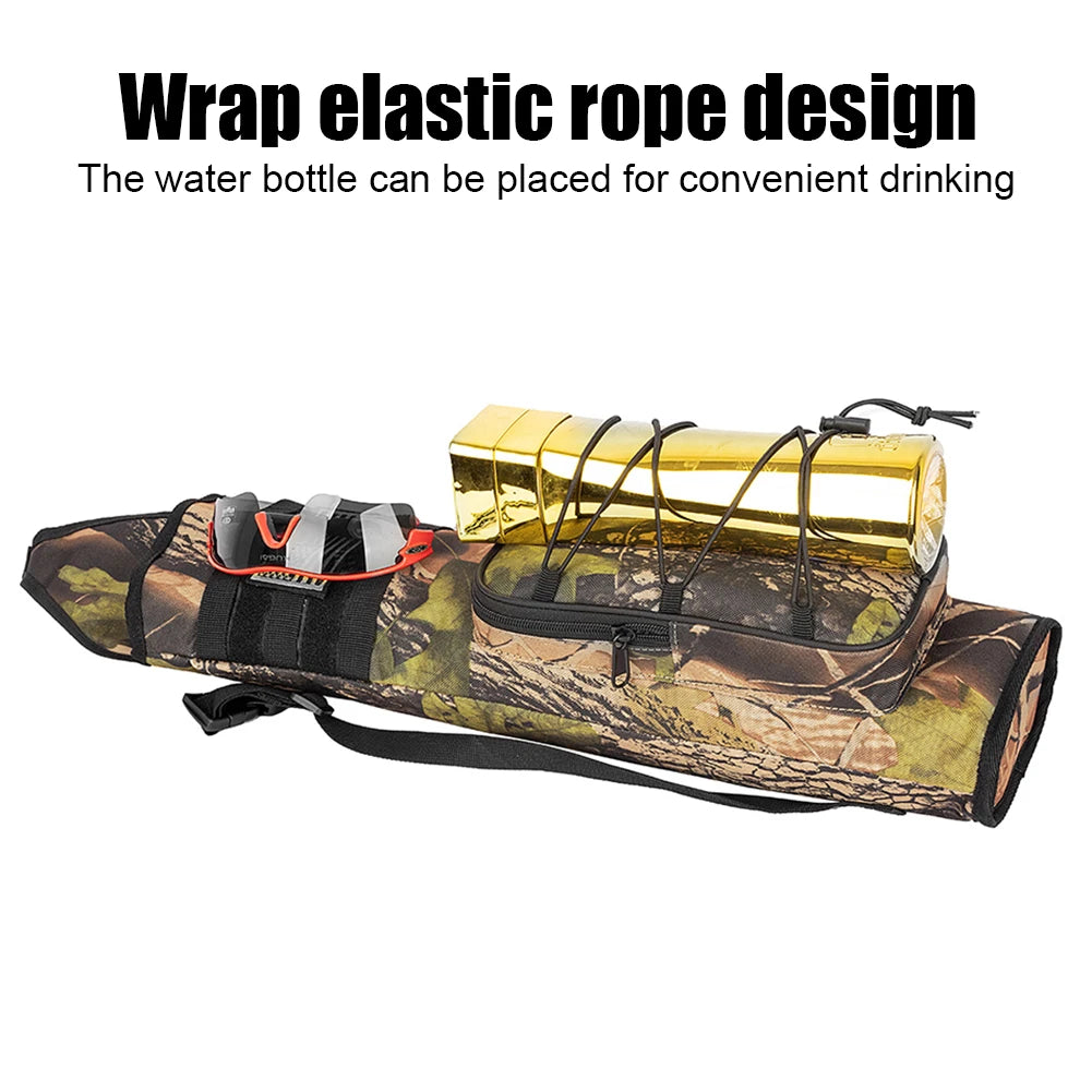 Archery Back Arrow Quiver Holder Bottom Thickening Adjustable Tube Hip Quiver Waist Hanged Carry Bag for Outdoor Archery Hunting