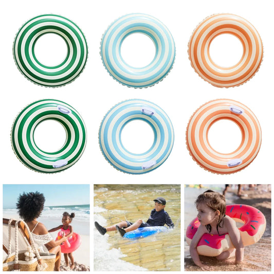 Inflatable Swim Ring Pool Floating Rings Leakproof Swimming Rings Floaties Swim Float Tube PVC Pool Floats Pool Accessories