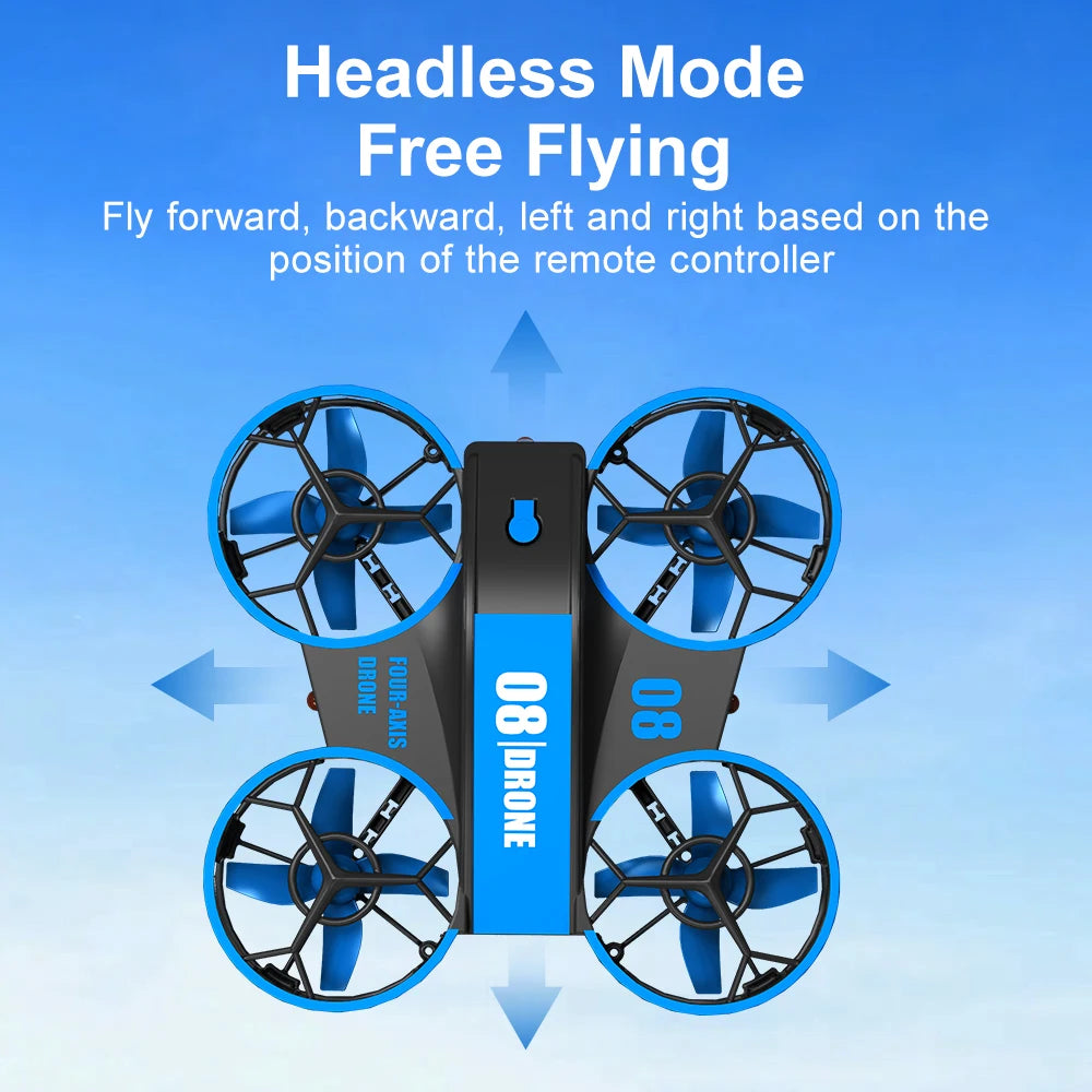 Mini Drone for Kids and Beginners,RC Quadcopter Indoor Helicopter, Mini Aircraft with Light\3D Flip\3 Batteries,Great Gifts