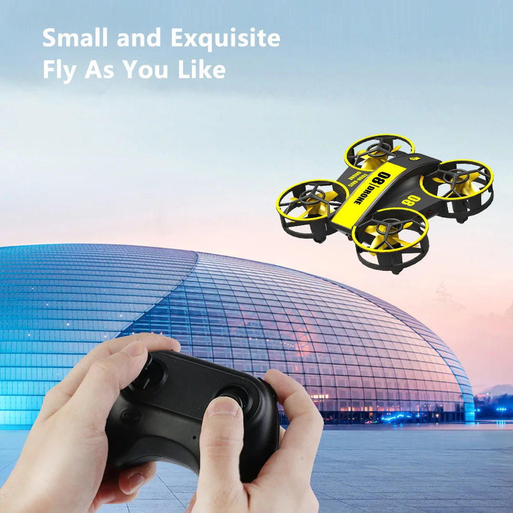 Mini Drone for Kids and Beginners,RC Quadcopter Indoor Helicopter, Mini Aircraft with Light\3D Flip\3 Batteries,Great Gifts