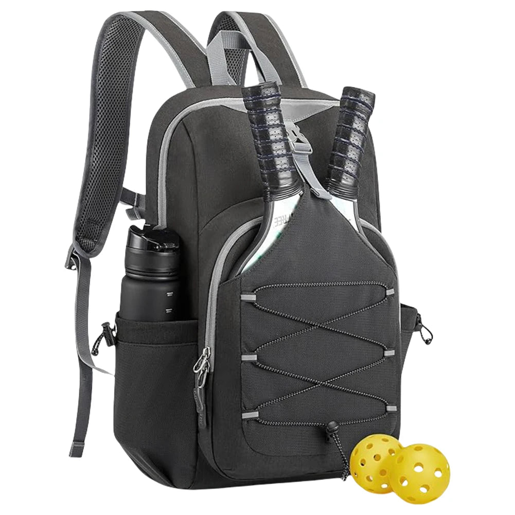 Adjustable Racket Bag with Hanging Hook Pickleball Rackets Backpack Lightweight Breathable Sports Backpack Daily Commuting Bag