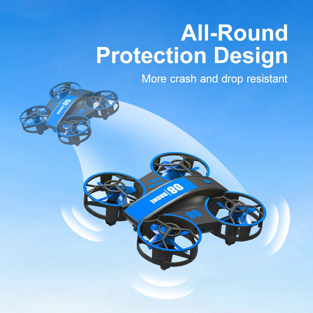 Mini Drone for Kids and Beginners,RC Quadcopter Indoor Helicopter, Mini Aircraft with Light\3D Flip\3 Batteries,Great Gifts